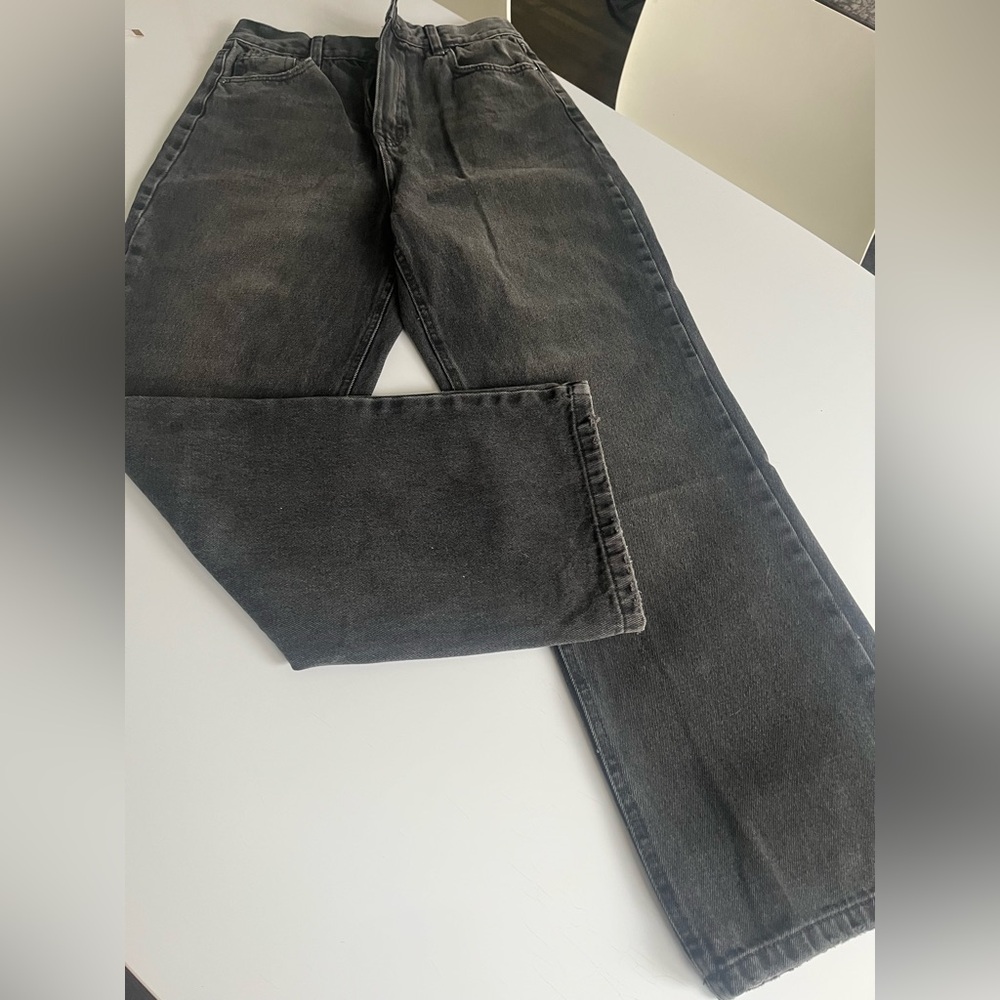 Ardene Charcoal Straight 90’s wide leg  Jeans